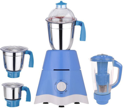

SilentPowerSunmeet S_StarBlue4jar600W 600 W Mixer Grinder(Blue, 4 Jars)