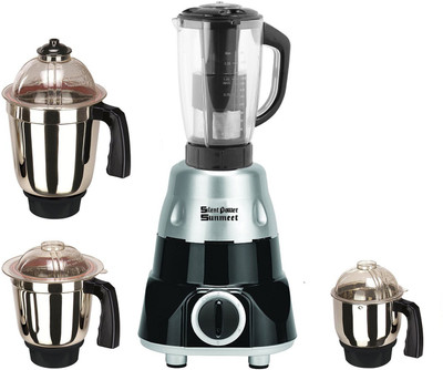 

SilentPowerSunmeet S_BajajMetallicBS4jar1000W 1000 W Mixer Grinder(Multicolor, 4 Jars)