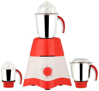 

SilentPowerSunmeet S_StarRW3jar600W 600 W Mixer Grinder(Red, 3 Jars)