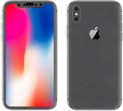 Vcare GadGets Apple iPhone X Mobile Skin(Grey)