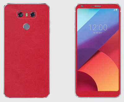 Vcare GadGets LG G6 Mobile Skin(Red)