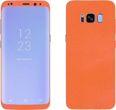 Vcare GadGets Samsung Galaxy S8 Mobile Skin(Orange)
