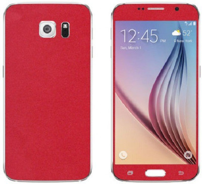 Vcare GadGets Samsung Galaxy S6 Edge Mobile Skin(Red)