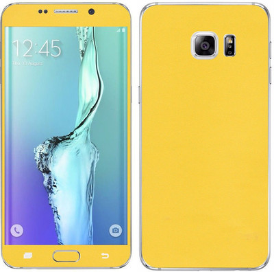 Vcare GadGets Samsung Galaxy S6 Edge Plus Mobile Skin(Yellow)