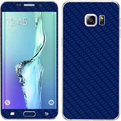 Vcare GadGets Samsung Galaxy S6 Edge Mobile Skin(Blue)