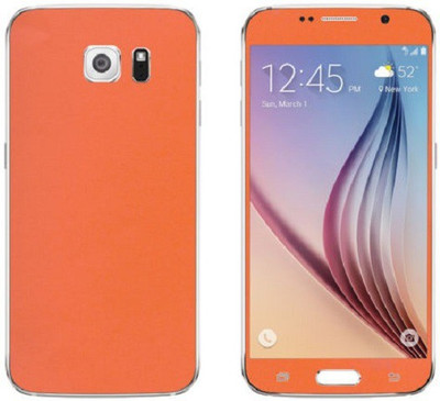 Vcare GadGets Samsung Galaxy S6 Mobile Skin(Orange)