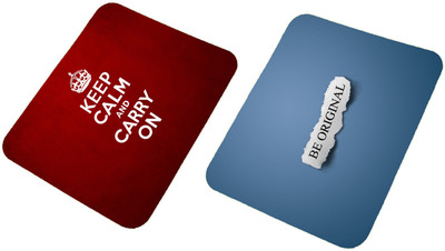 Clapcart Mousepad-Combo-0263 Non Slip Base Mousepad(Multicolor)