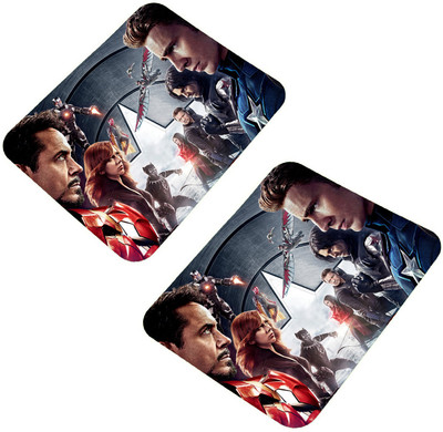 Clapcart Mousepad-Combo-0006 Non Slip Base Mousepad(Multicolor)