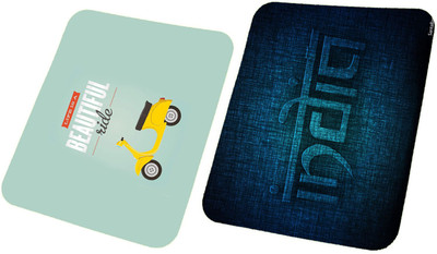 Clapcart Mousepad-Combo-0256 Non Slip Base Mousepad(Multicolor)