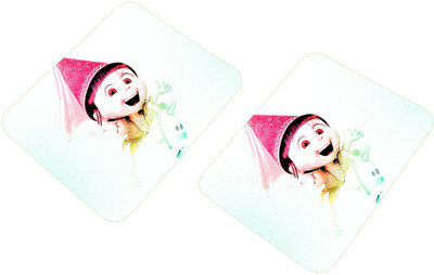 Clapcart Mousepad-Combo-0197 Non Slip Base Mousepad(Multicolor)