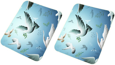 Clapcart Mousepad-Combo-0212 Non Slip Base Mousepad(Multicolor)