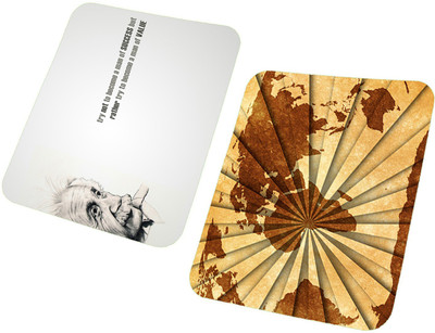 Clapcart Mousepad-Combo-0255 Non Slip Base Mousepad(Multicolor)