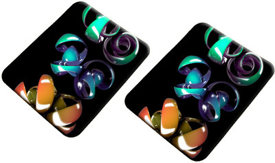 Clapcart Mousepad-Combo-0156 Non Slip Base Mousepad(Multicolor)