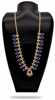 Kollam Supreme Kerala Traditional Nagapadam Necklace Gold-plated Plated Alloy Necklace