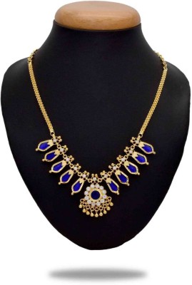 Kollam Supreme Traditional Kerala Nagapadam Necklace Gold-plated Plated Alloy Necklace