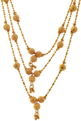 Weldecor Gold Plated Chain for Women/Girls Alloy Necklace