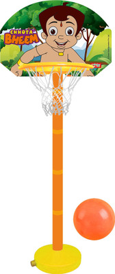 

Chhota Bheem Adjustable Height Basketball Set(Multicolor)