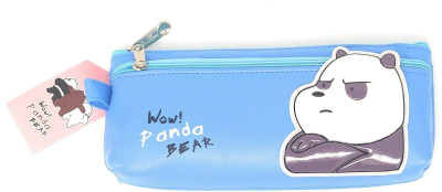 

Parteet Pouch Pouch Art Polyester Pencil Box(Set of 1, Blue)
