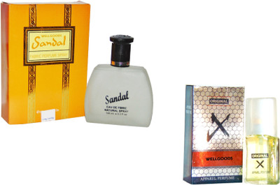 

Wellgoods Set of (2) Sandel-Cobra silverX-120ml Eau de Parfum - 120 ml(For Men & Women)