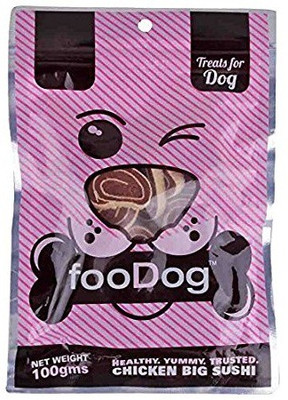 

Pets Empire O'Dog Chicken Big Sushi Dog Food and Pet Treats Puppy Chewy Snack, 100 g Chicken Dog Chew(100 g, Pack of 1)