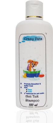 

Crazy Pets Anti-fungal Floral Dog Shampoo(100 ml)