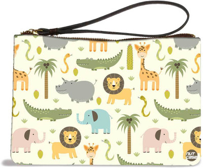 

Nutcase Wild Animals Pouch(Multicolor)