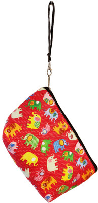 

Un Branded Cute Elephant Print Pouch Multi Color Smart Hand Purse Wallet Pouch(Multicolor)