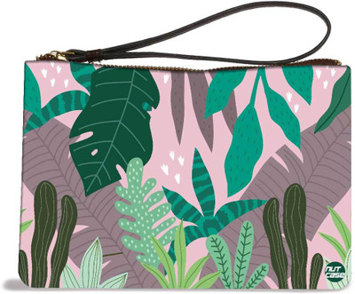 

Nutcase Pink Tropical vibes Pouch(Multicolor)