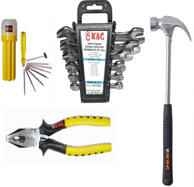 

KAG P-833 Hand Tool Kit(17 Tools), Multicolor