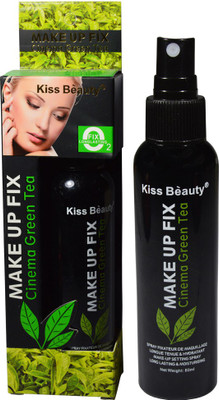 

Kiss Beauty Cinema Green Tea Makeup Fixer Primer - 80 ml(Green)