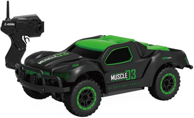 

Webby 2.4GHz Remote Controlled Rechargeable Muscle High Speed Car(Green)