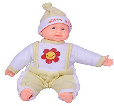 

Atorakushon ® Laughing Baby Stuffed Soft Plush Happy Baby Boy girl Birthday Gift for Kids Toy Children Infant love Battery Operated (30 cm)(Multicolor)
