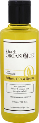 

Khadi Organique Khadi Orgnique Saffron,Tulsi & Reetha hair cleanser 210 ML(210 ml)