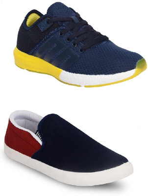 

STYLIVO Combo Pack Casual Shoes For Men's For Men(Blue, Yellow, Maroon
