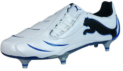 

Puma PowerCat 1.10 Football Shoes For Men(White, Grey, White/blue
