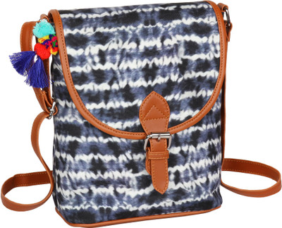

Lychee Bags Women Casual Multicolor Canvas Sling Bag