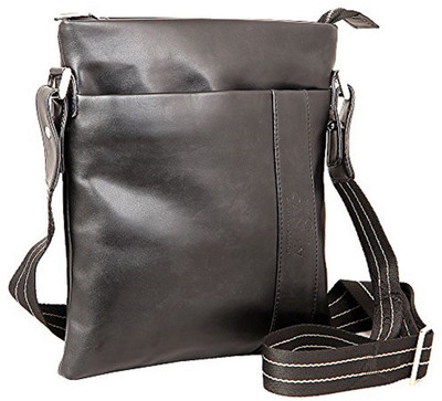 

CANFLY Men & Women Formal Black Genuine Leather Messenger Bag
