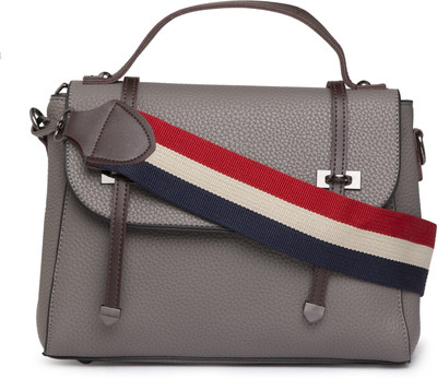 

Satchel Bags Women Casual Grey PU Sling Bag