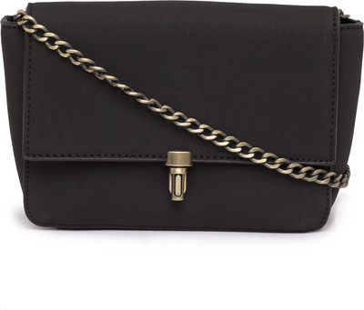 

Satchel Bags Women Casual Black PU Sling Bag