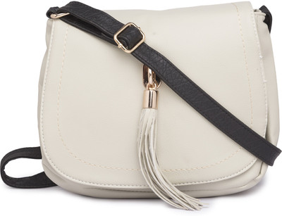 

Satchel Bags Women Casual Beige PU Sling Bag