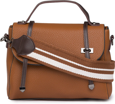 

Satchel Bags Women Casual Tan PU Sling Bag