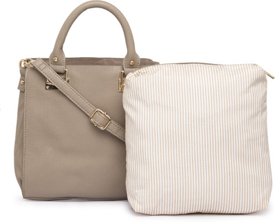 

Satchel Bags Women Casual Beige PU Sling Bag