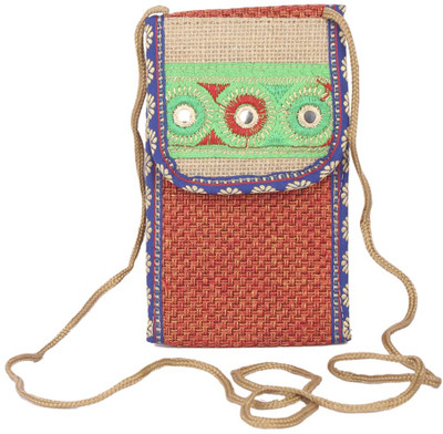 

Aliado Women Casual Orange Jute Sling Bag