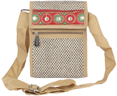 

Aliado Women Casual White Jute Sling Bag