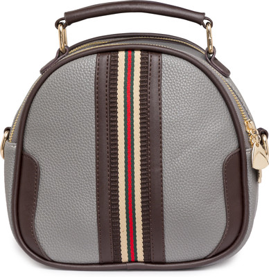 

Satchel Bags Women Casual Grey PU Sling Bag