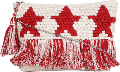 

Diwaah Women Evening/Party Red Cotton Sling Bag
