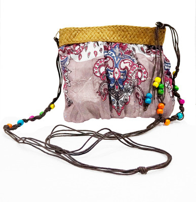 

Lelys Women Casual Multicolor Cotton Sling Bag