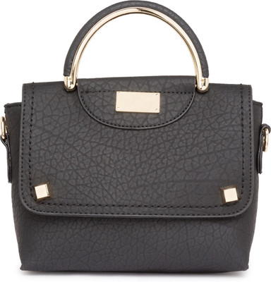 

Satchel Bags Women Casual Black PU Sling Bag