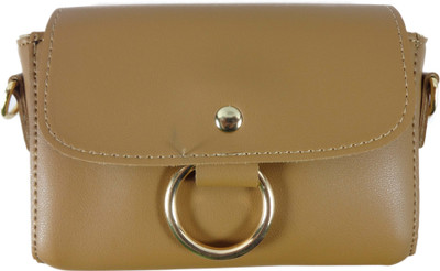 

SB Women Casual Brown PU Sling Bag