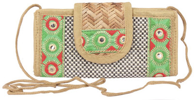 

Aliado Women Casual White Jute Sling Bag